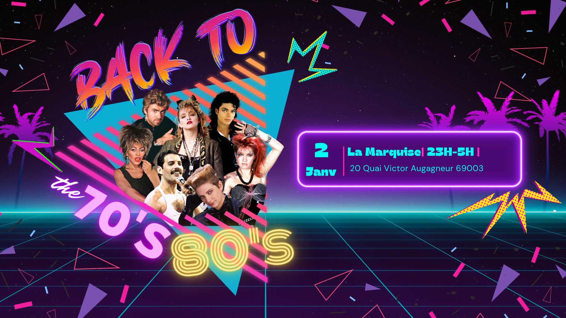 Back To 70's/80's : Le 2 Janvier À La Marquise Cover