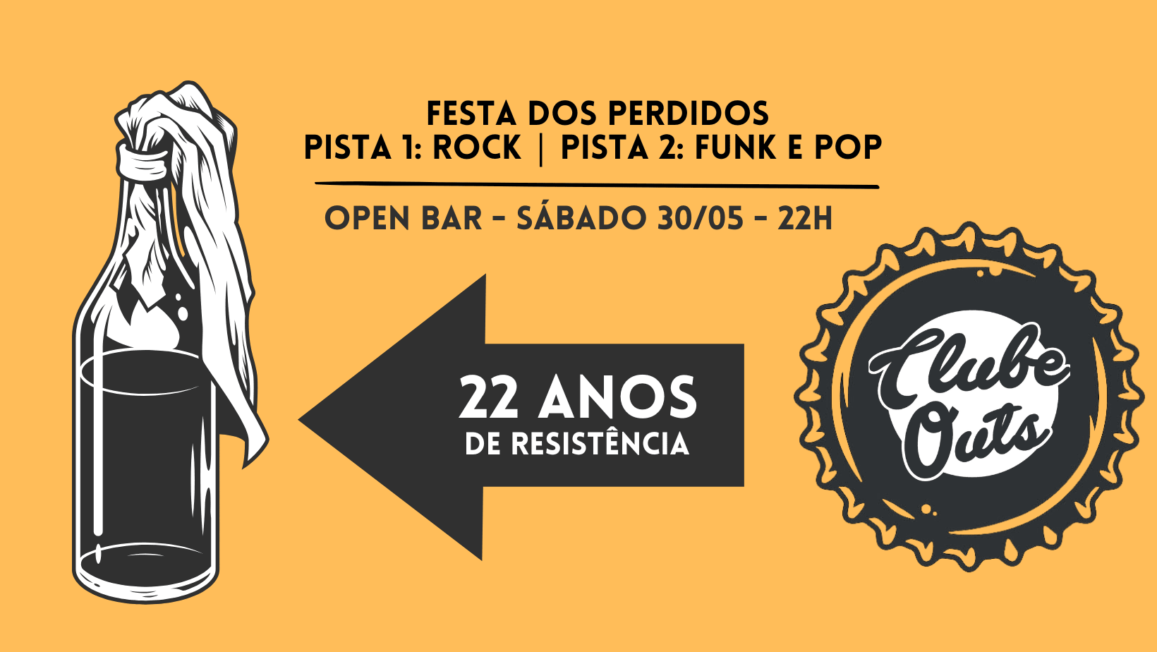 Festa Dos Perdidos | Open Bar | 30.05 Cover