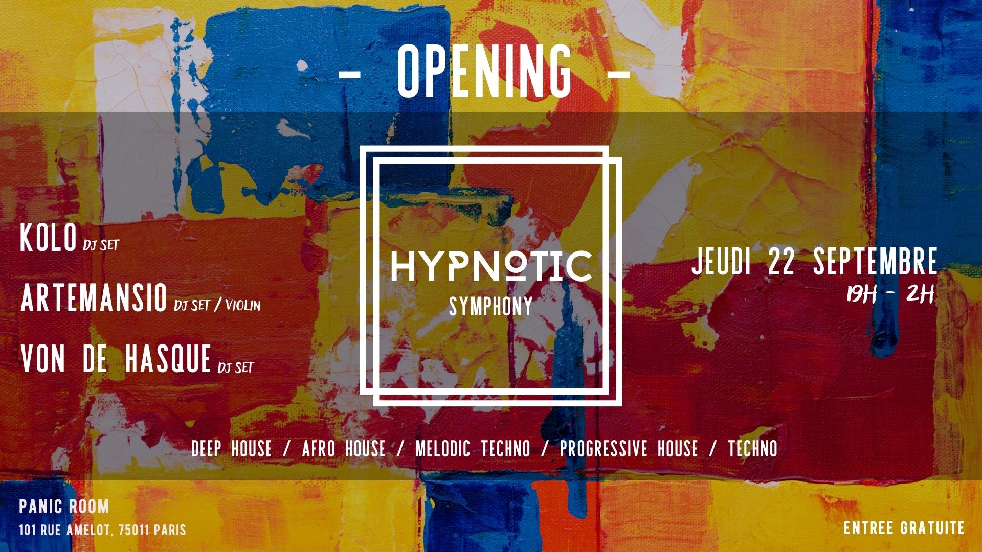 "Opening" - Hypnotic Symphony Records Cover