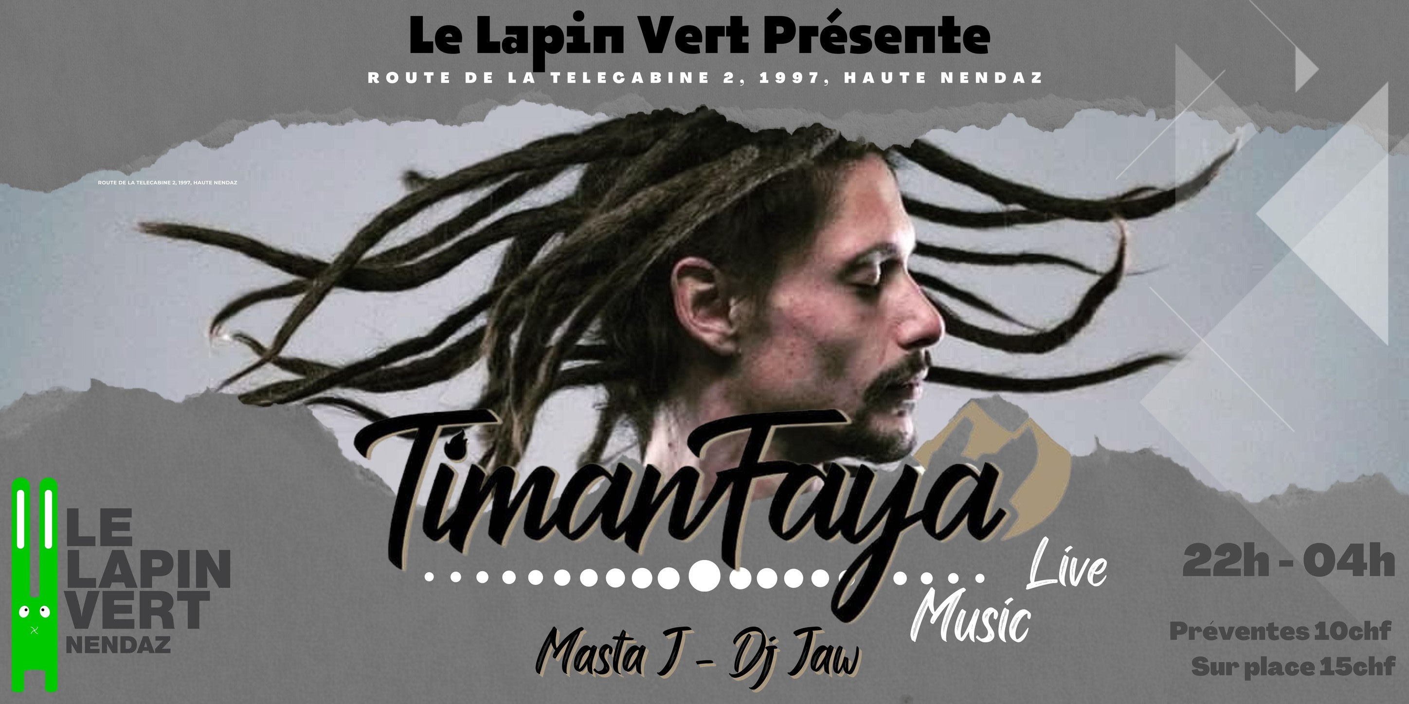 Timanfaya En Concert @ Lapin Vert De Nendaz Cover
