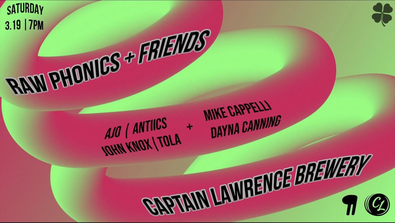 Raw Phonics + Friends: Dayna Canning / Mike Cappelli Cover