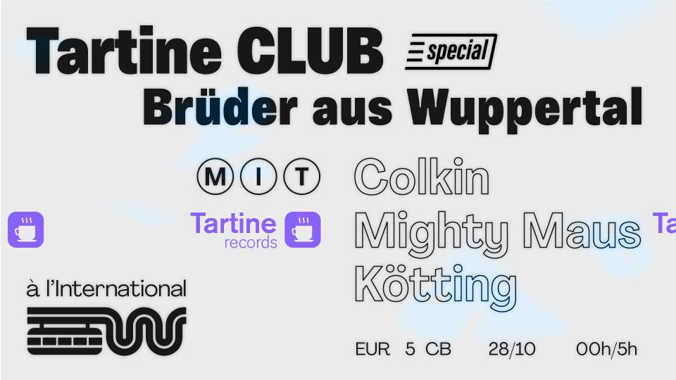 Tartine Club Special - Brüder Aus Wuppertal Cover