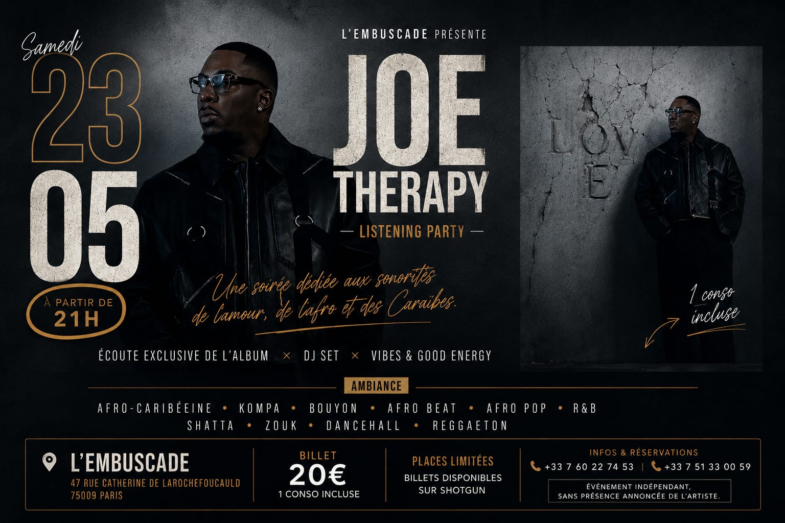 Joe Therapy — Listening Party Cover