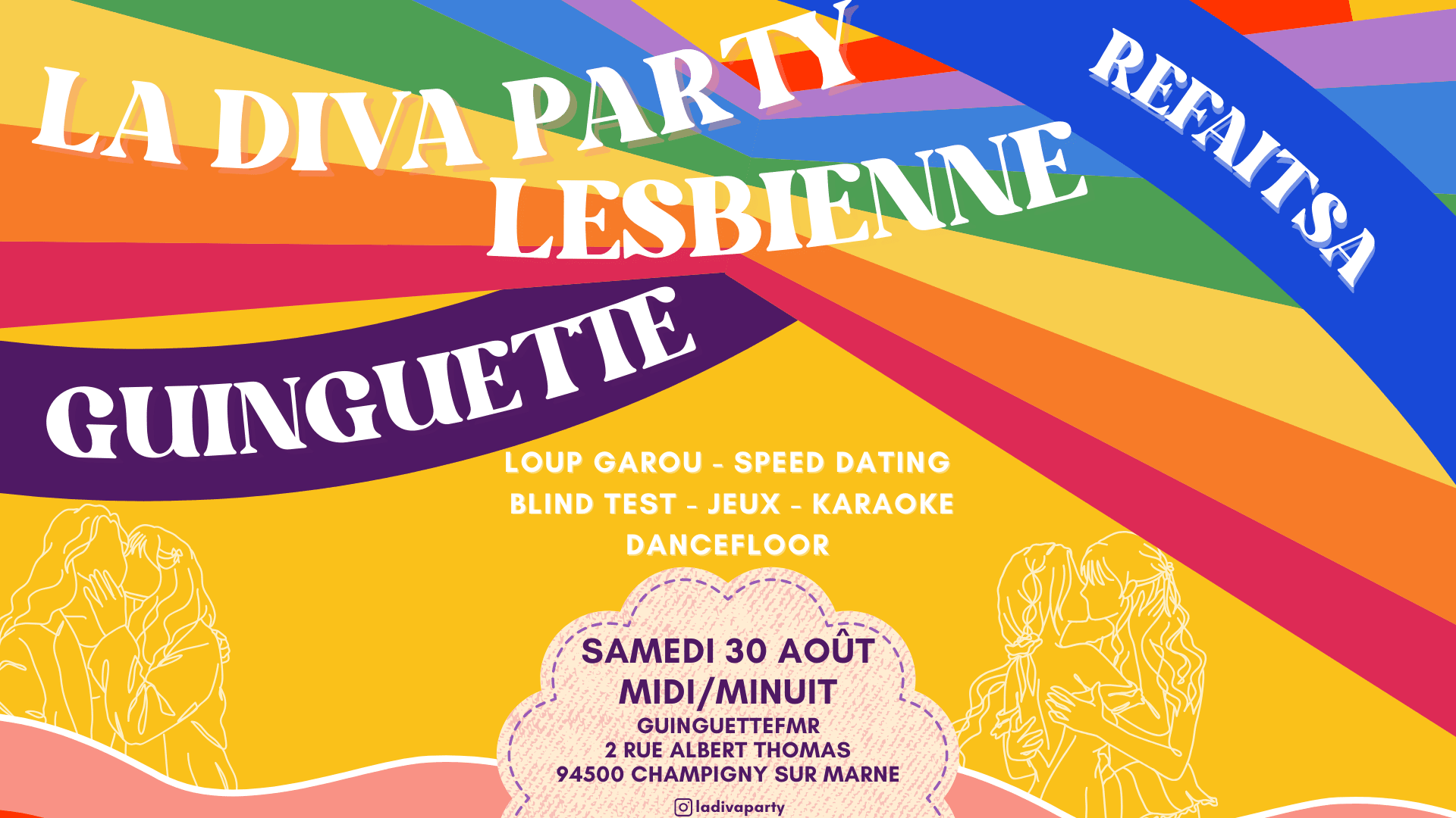 La Diva Party Refait Sa Lesbienne Guinguette Cover