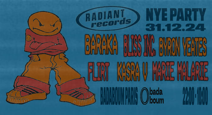 Club — Radiant Records X Badaboum Nye 2025 Cover