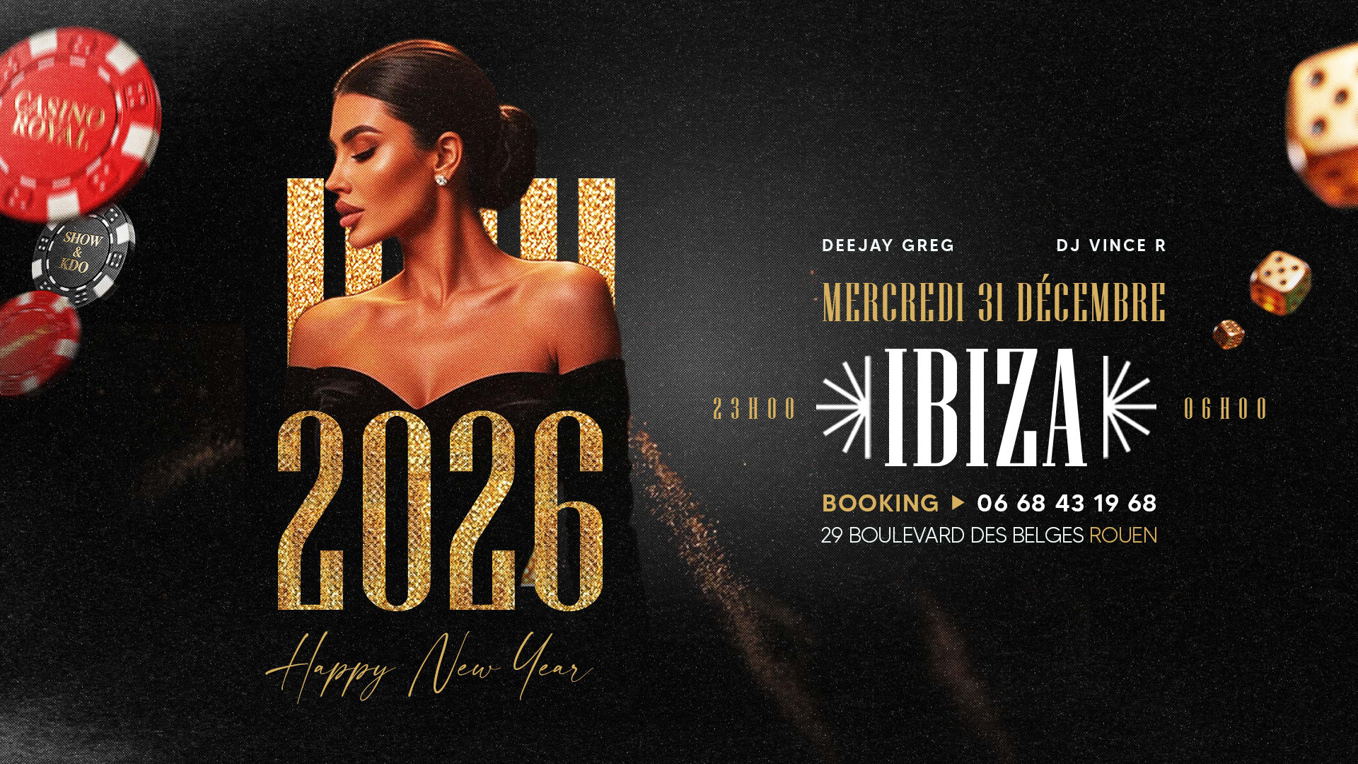 Nouvel An 2026 I Casino Royal Cover