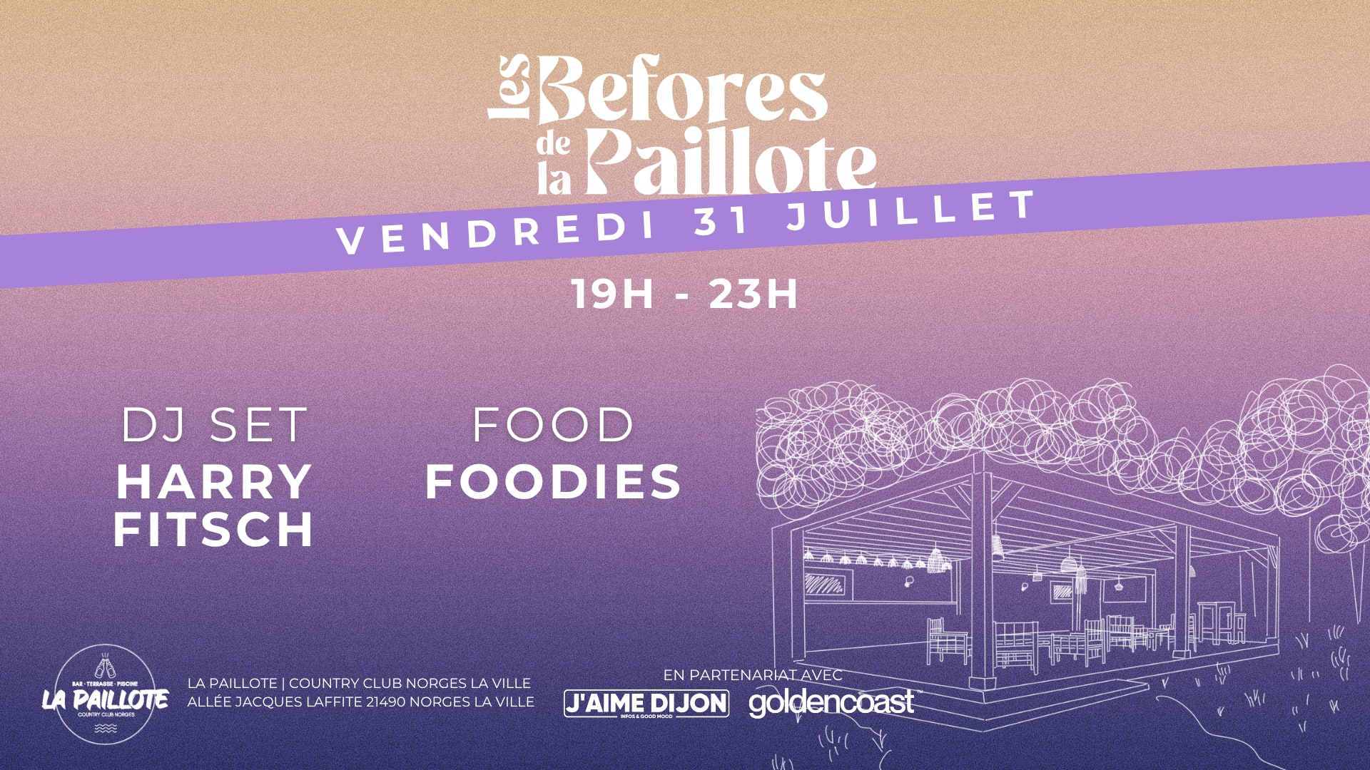 Les Befores De La Paillote - Vendredi 31 Juillet Cover