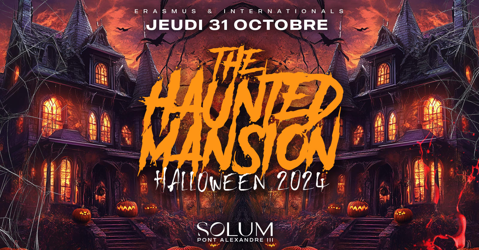 The Haunted Mansion - Halloween Erasmus Party 2024 Cover