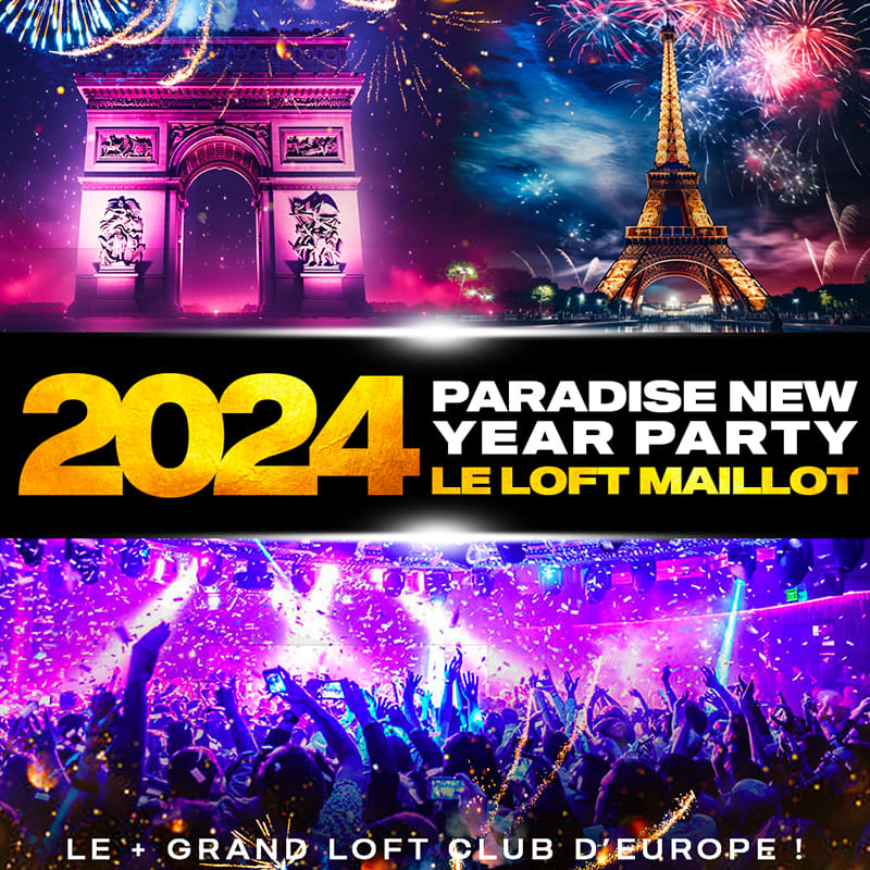 Reveillon New Year Big Party 2024 Loft Geant : Dj Guest Star Cover