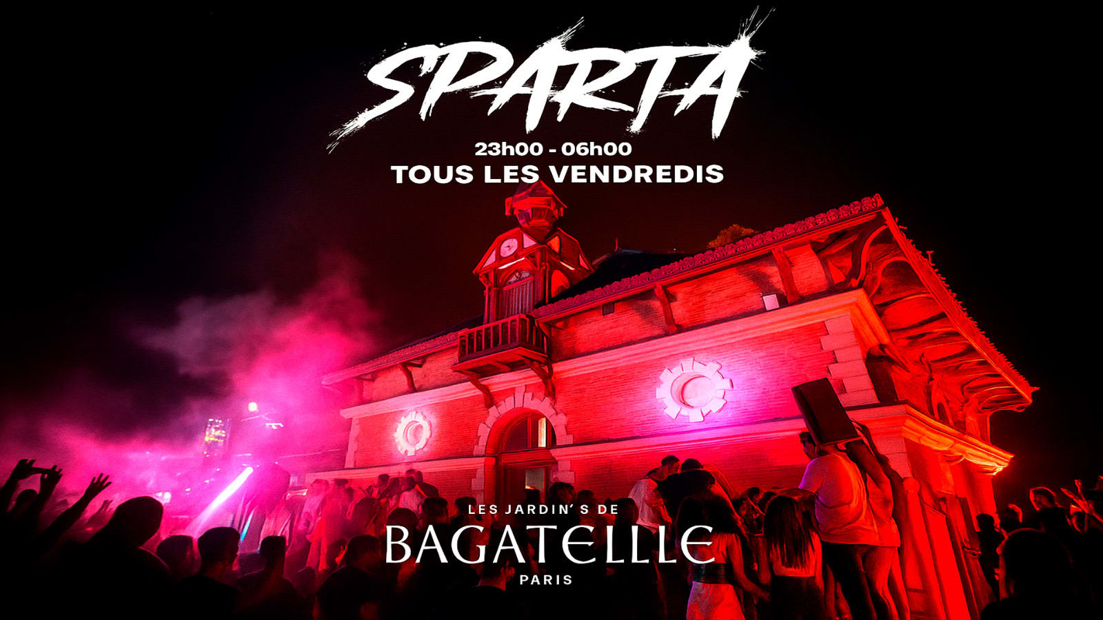 Le Vendredi Bagatelle Paris Sparta Party Paradise Plein Air Cover