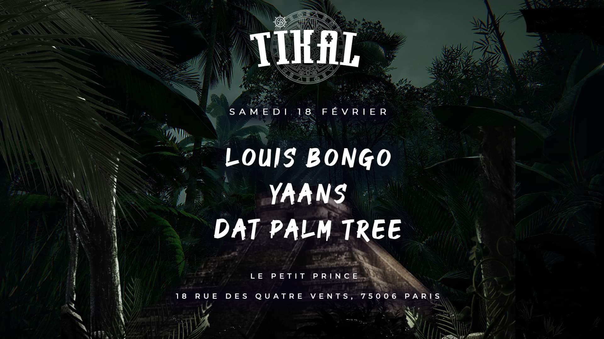 Tikal W/ Yaans, Dat Palm Tree & Louis Bongo Cover