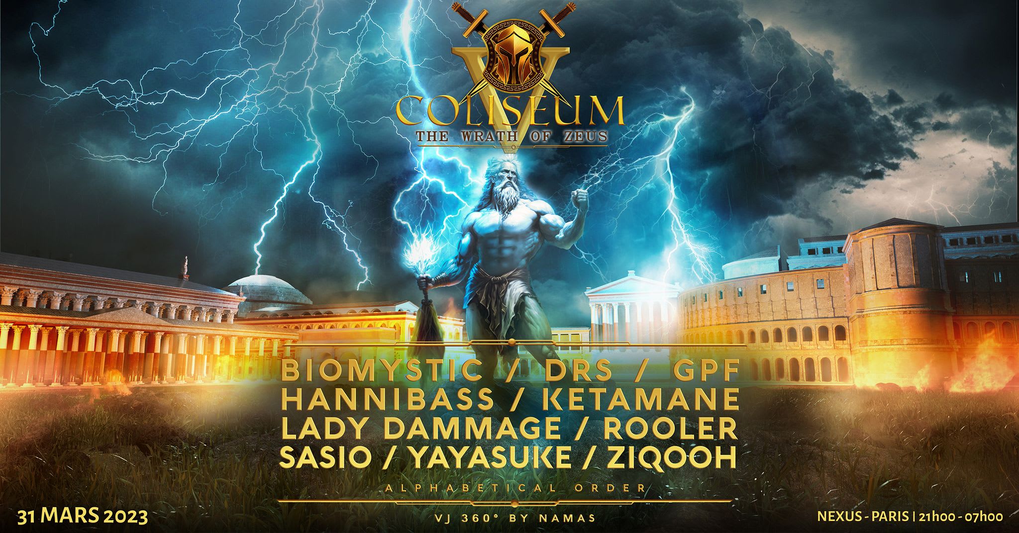 Coliseum V - The Wrath Of Zeus Cover