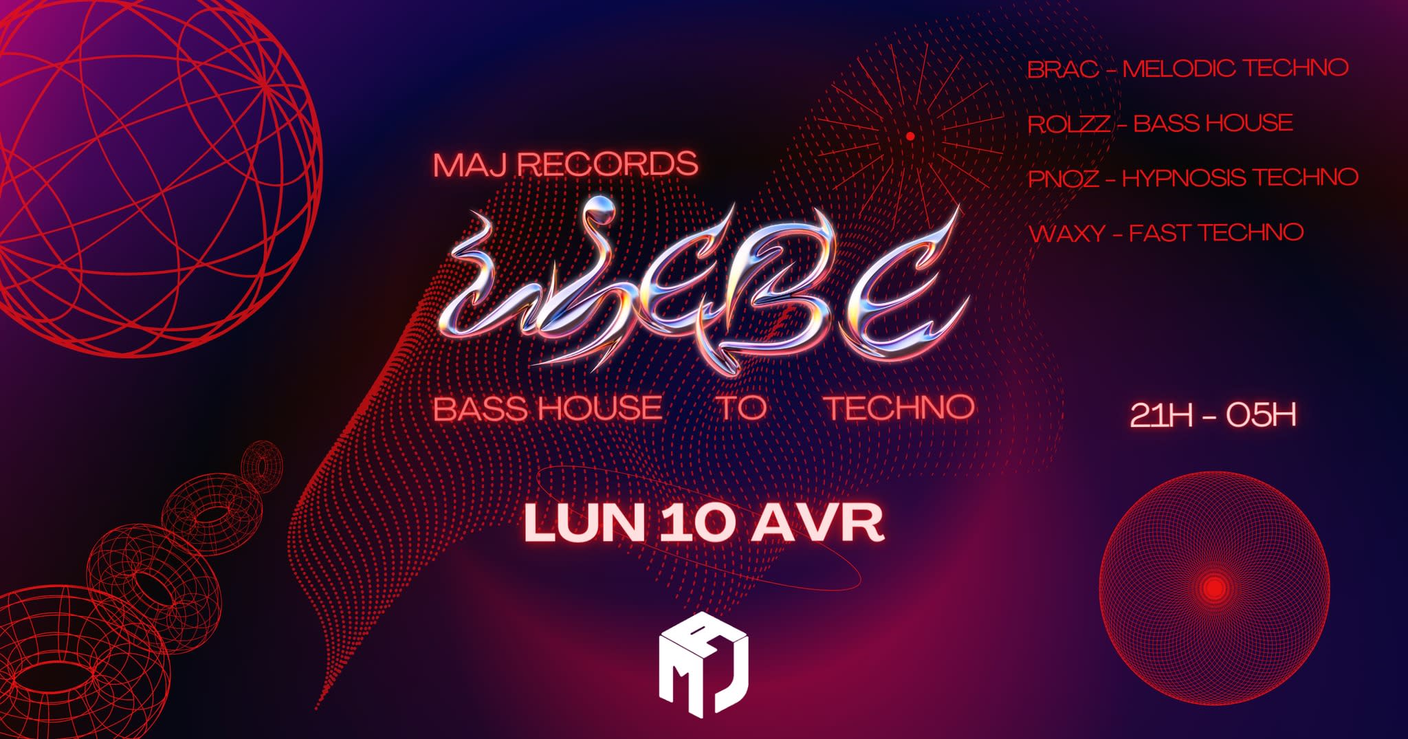 Liebe Paris X Maj Records - Bass House To Techno Cover