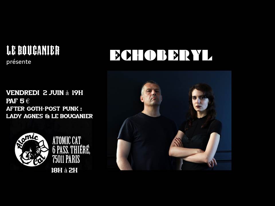 Echoberyl + Dj Set Goth @ Atomic Cat Cover