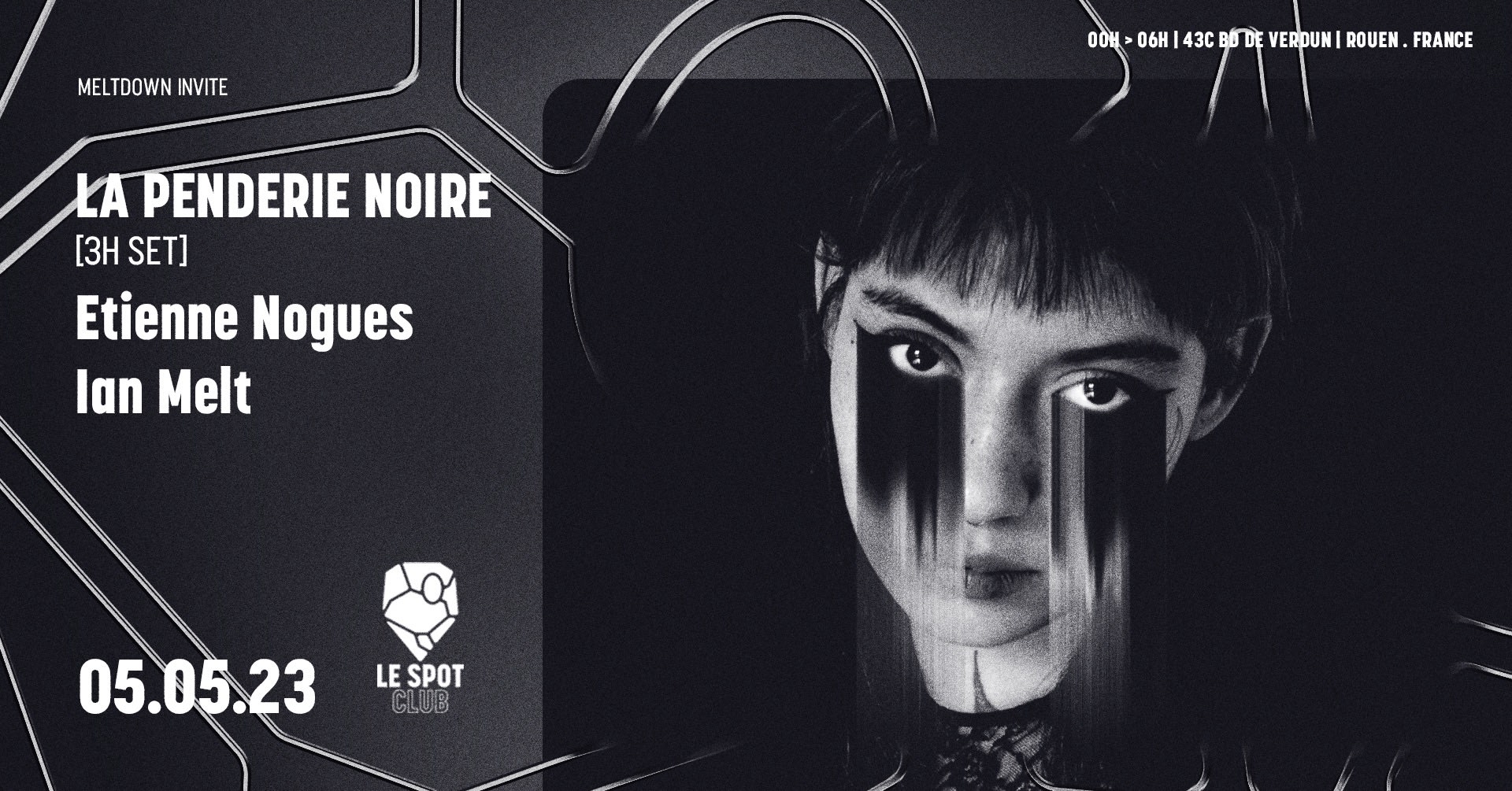 Meltdown • La Penderie Noire, Etienne Nogues, Ian Melt Cover