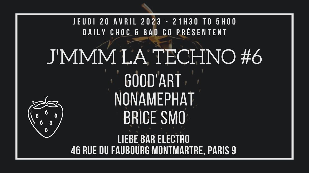J'mmm La Techno #6 Cover