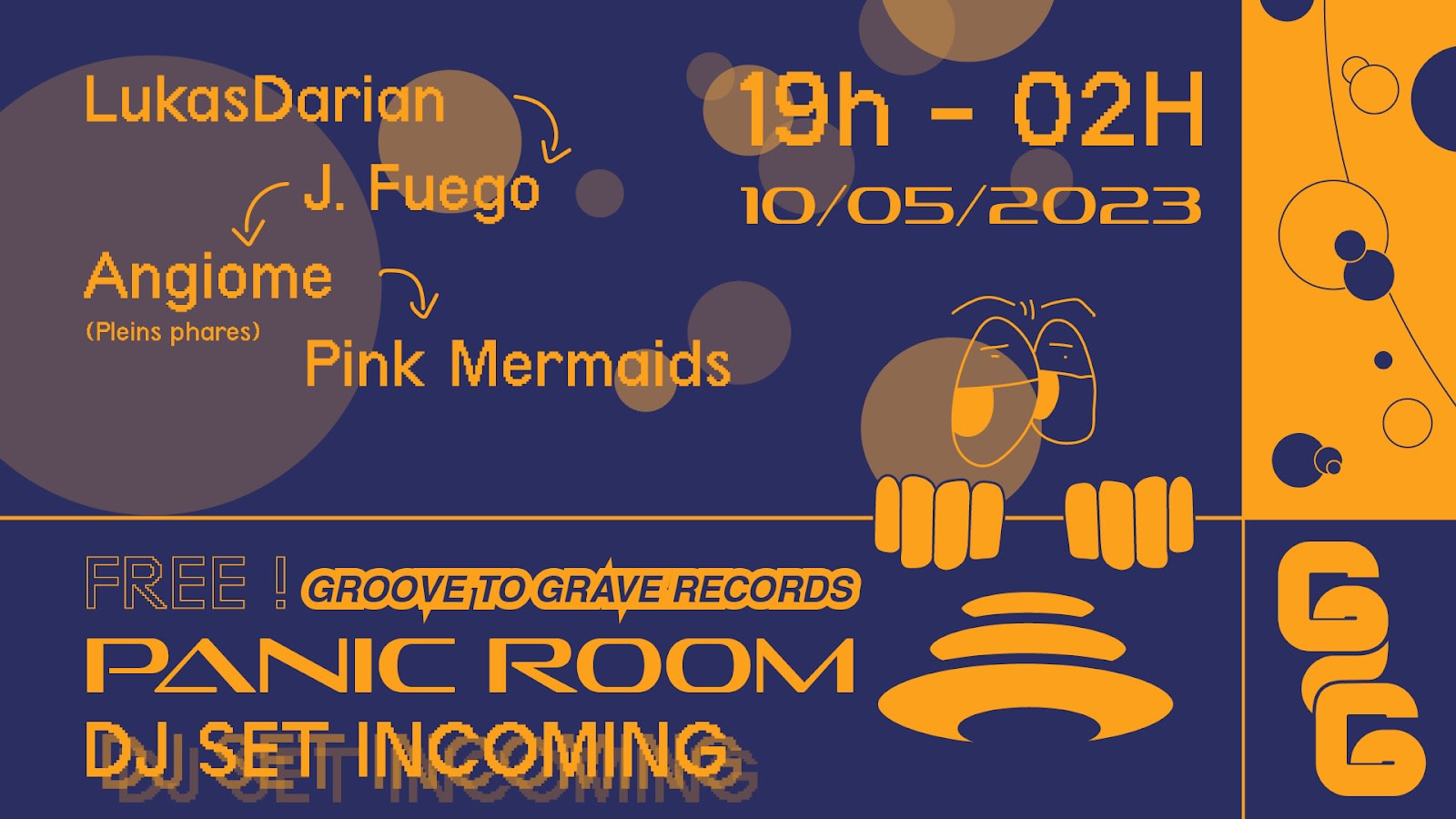 Groove To Grave Records @ Panic Room Cover