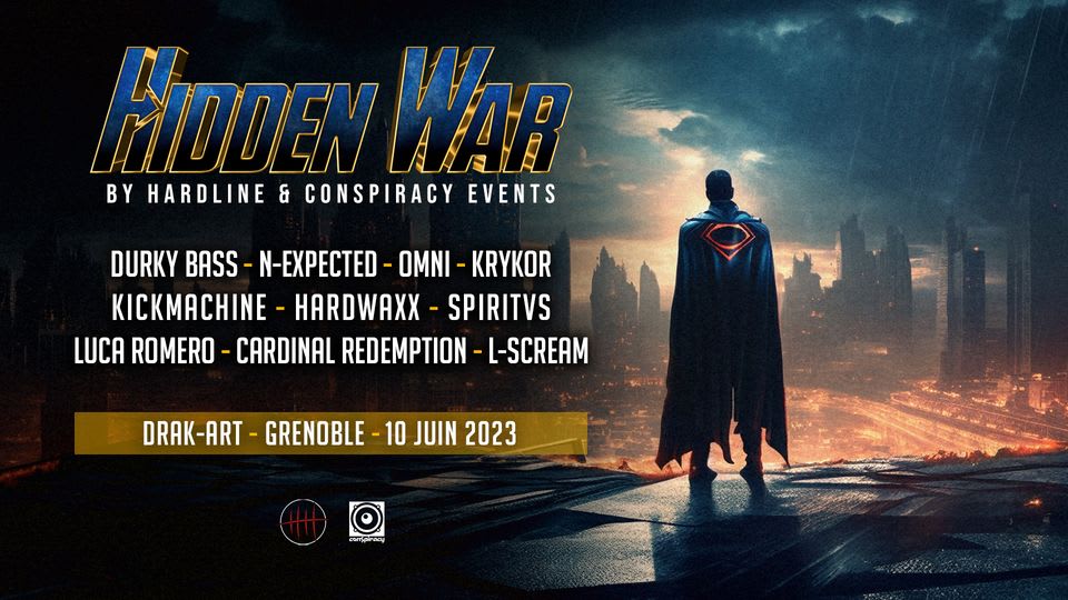 Hidden War By Hardline & Conspiracy Events Cover