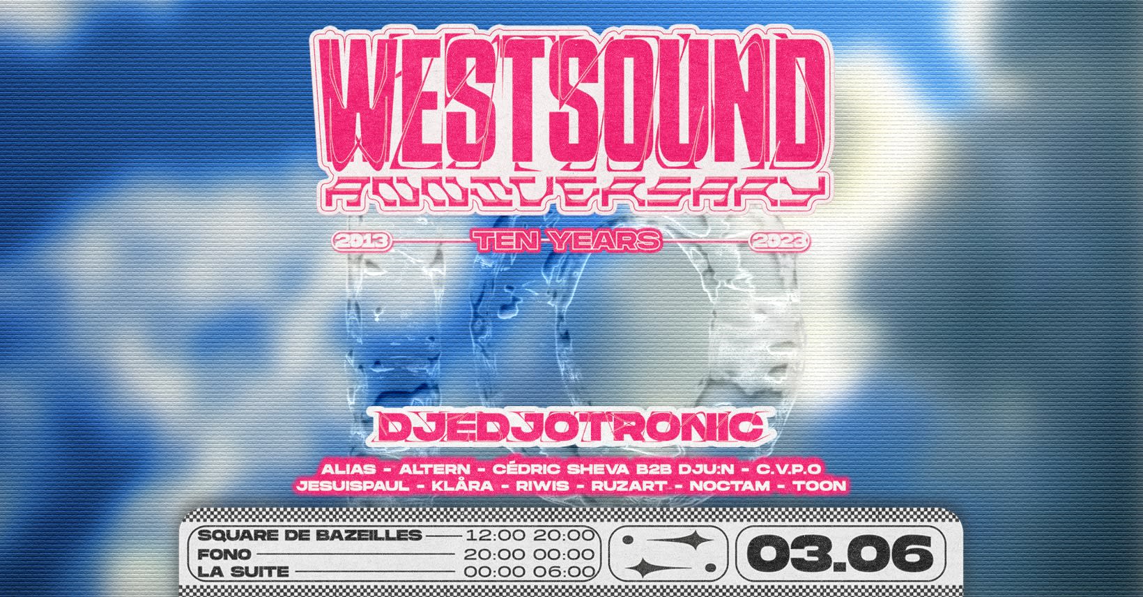 Westsound Anniversary - Ten Years Cover