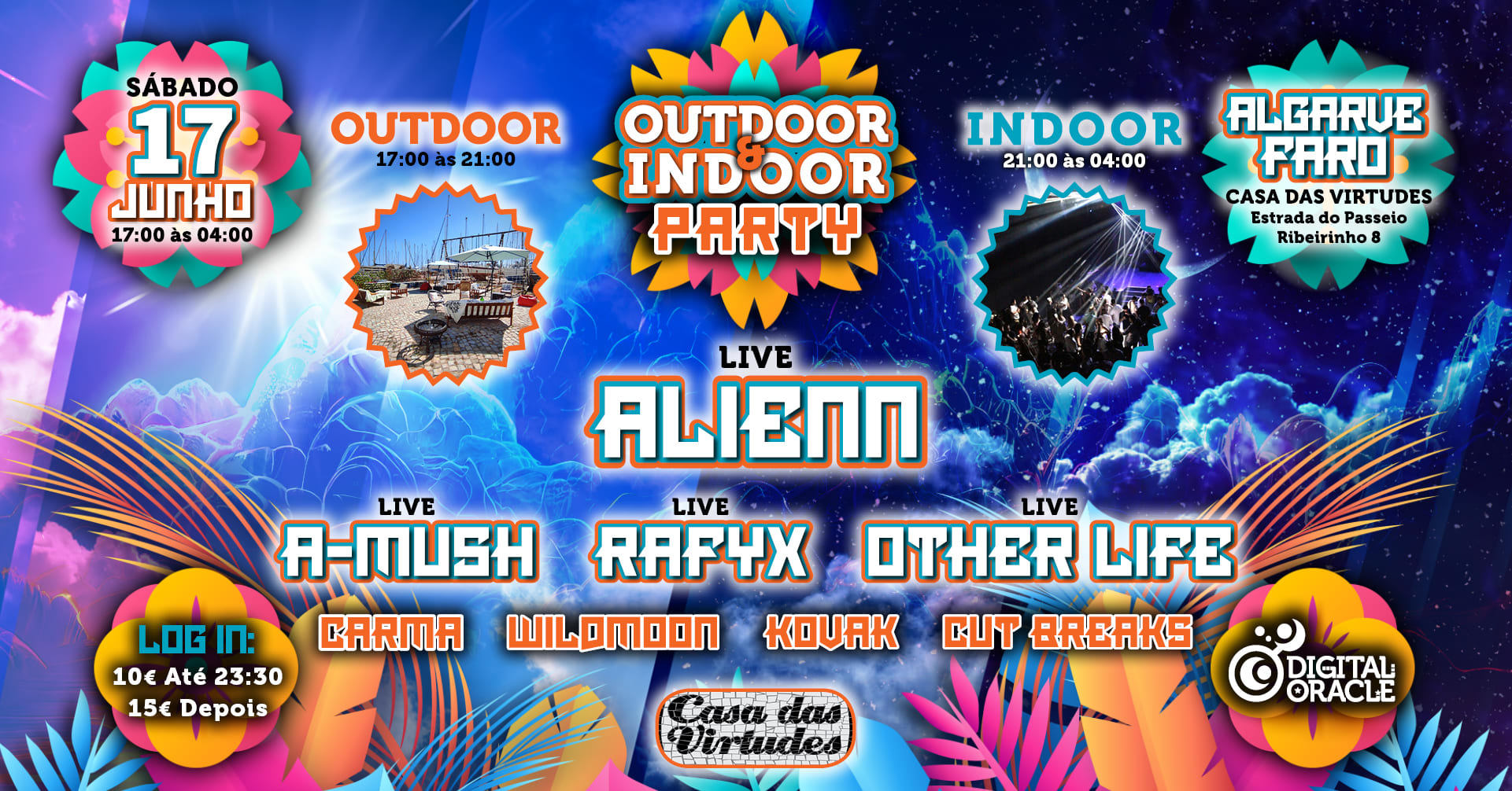 Alienn, A-Mush,Otherlife & Rafyx @ Casa Das Vitudes Faro Cover