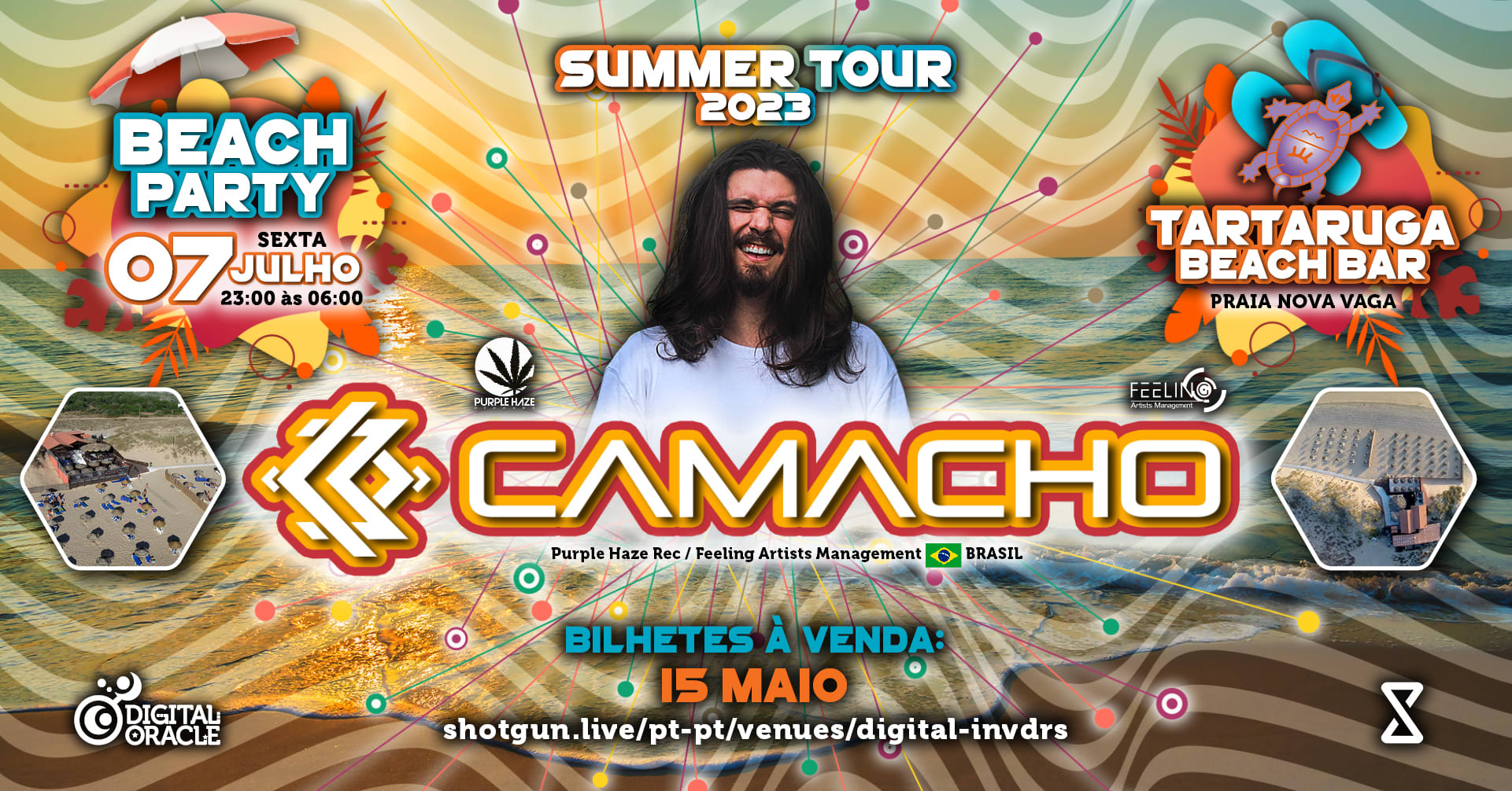 Henrique Camacho Summer Tour 2023 @ Tartaruga Beach Bar Cover