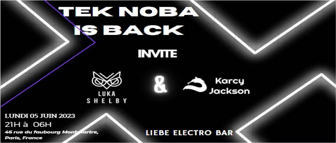 Tek Noba Is Back Cover
