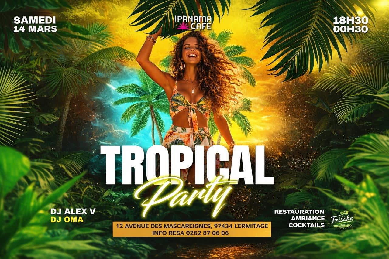 Tropical Party - Ipanéma Café Cover