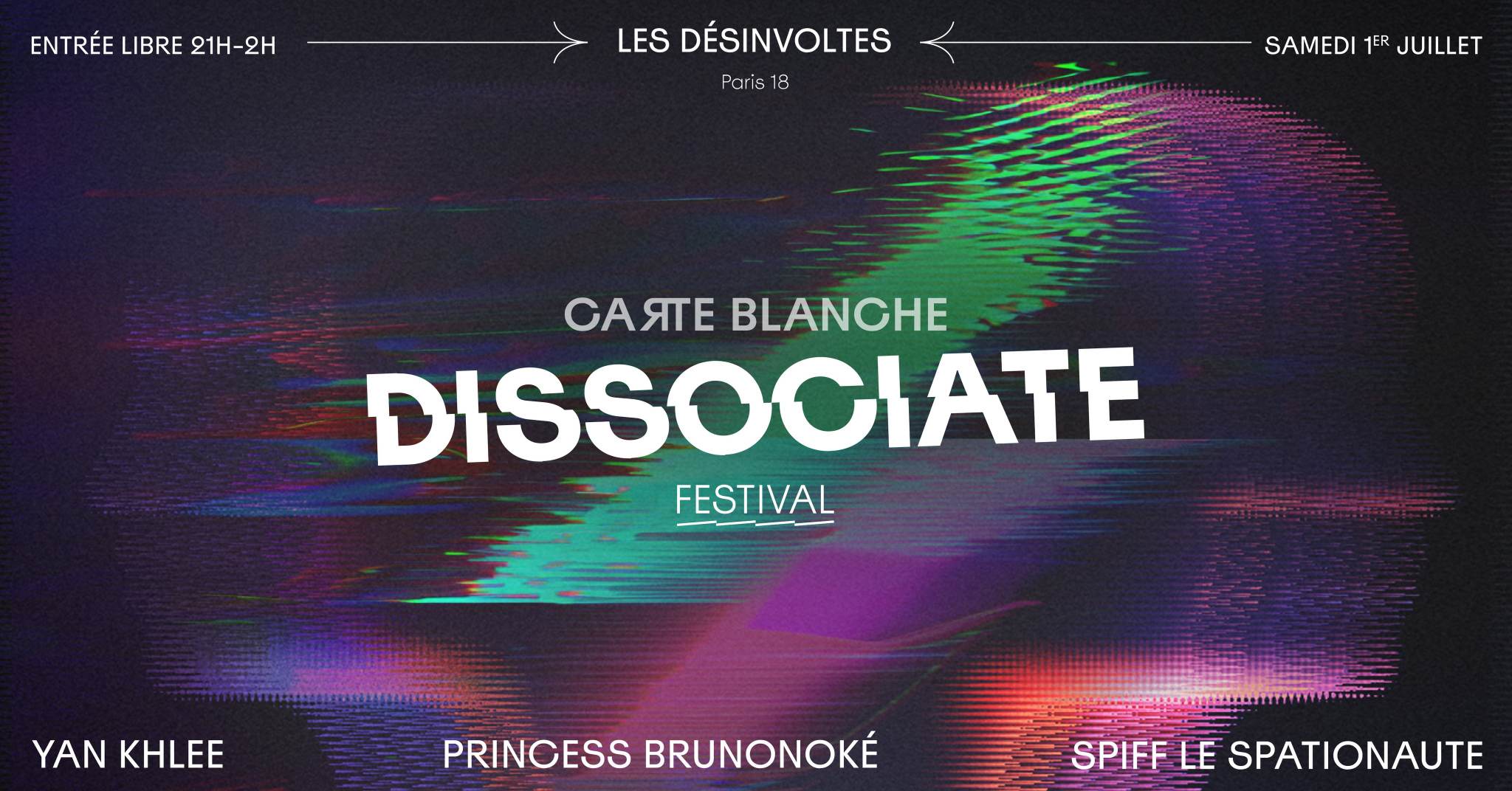 Carte Blanche Dissociate Festival Cover