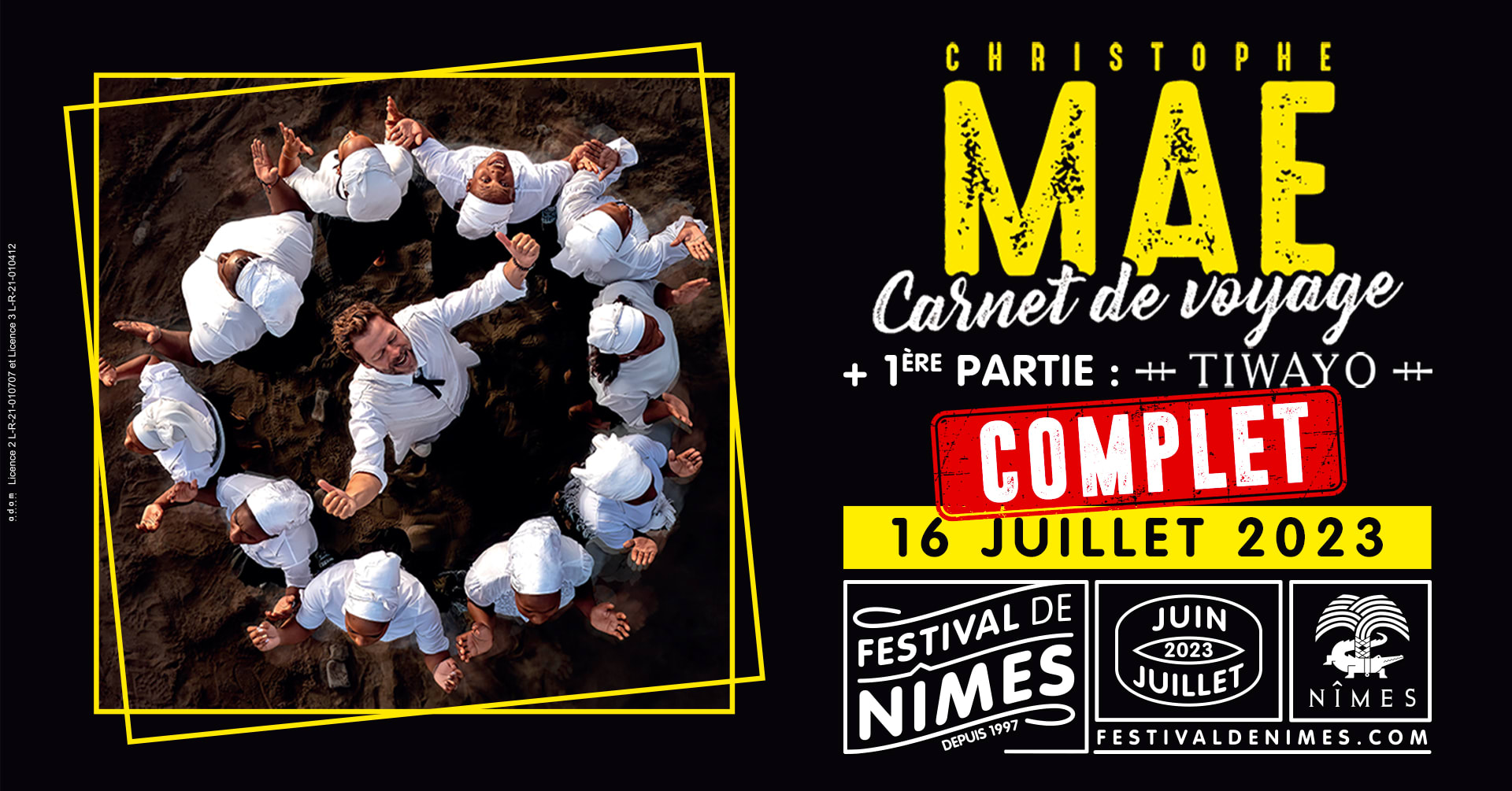 Christophe Mae - Festival De Nimes 2023 Cover