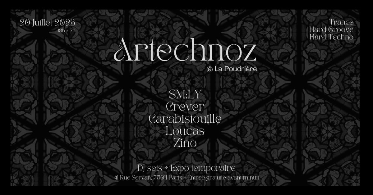 Artechnoz At La Poudrière Cover