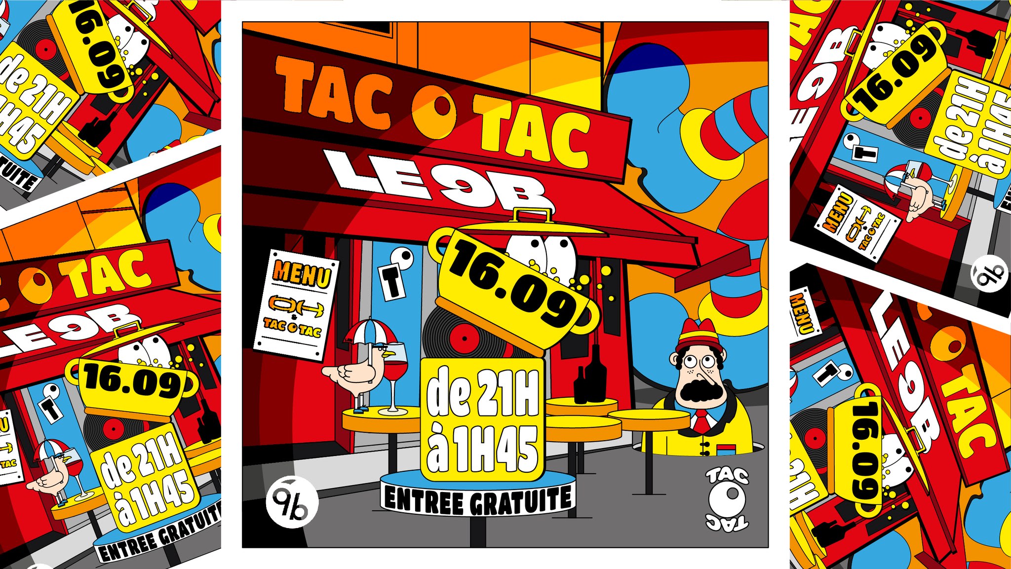 Tac O Tac Invite Ok Ok @Le 9b Cover