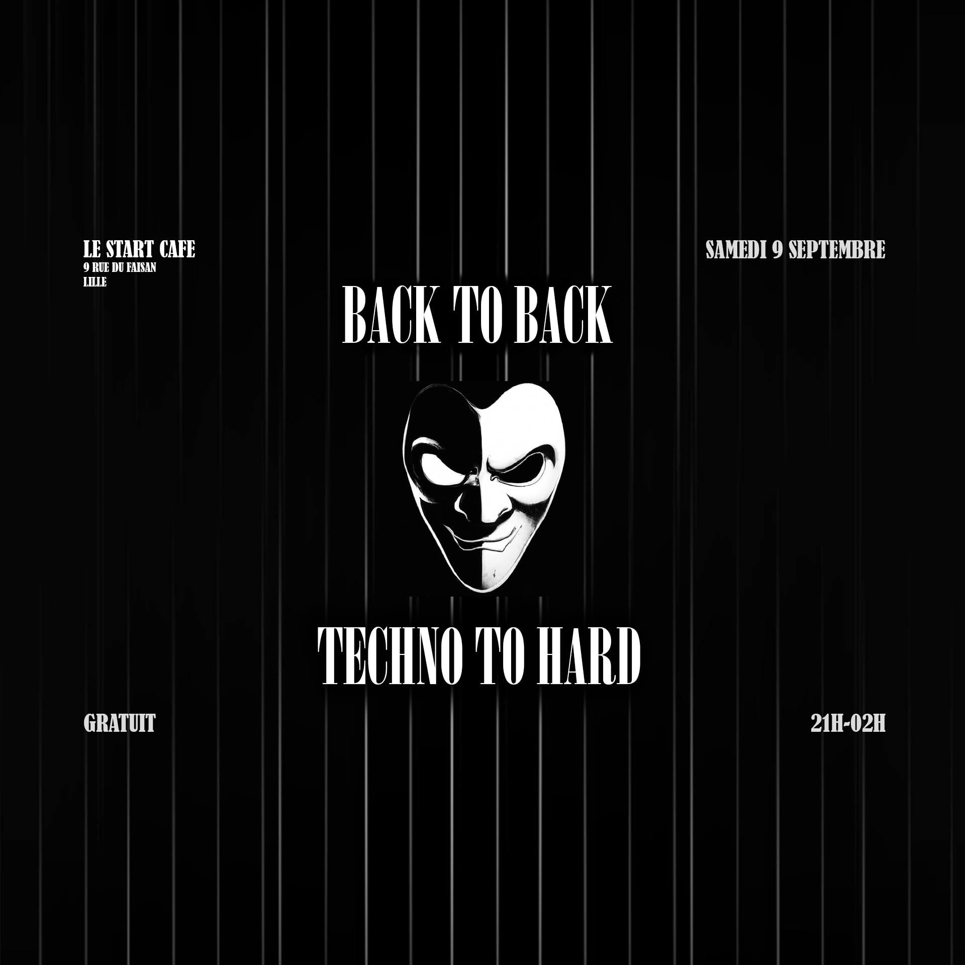 Techno To Hard - Special Back To Back Cover