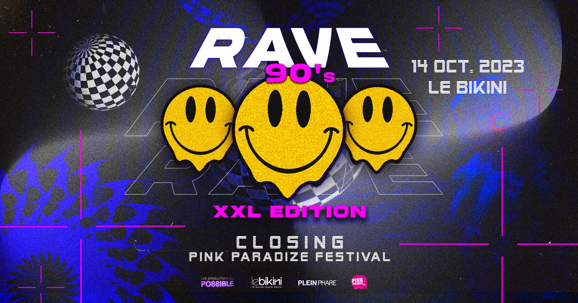 Rave 90's Xxl - Closing Pink Paradize Festival 2023 Cover