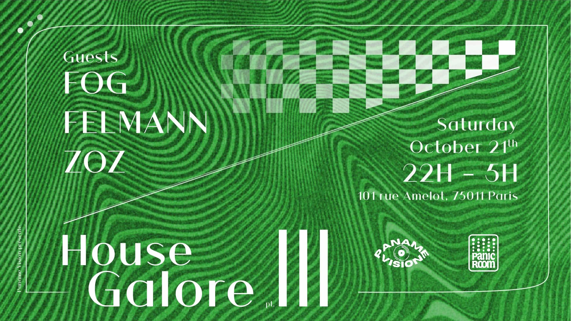 Paname Vision Pt. 3 : House Galore Cover