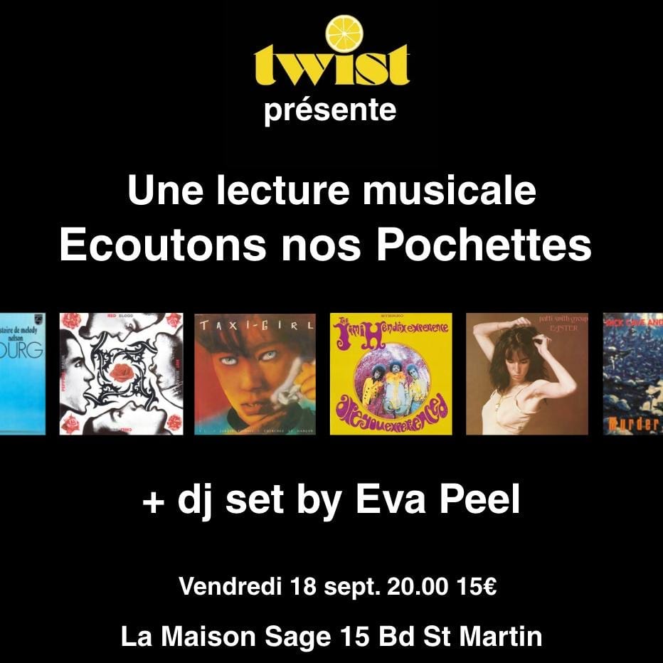 Twist Invite « Écoutons Nos Pochettes » Cover