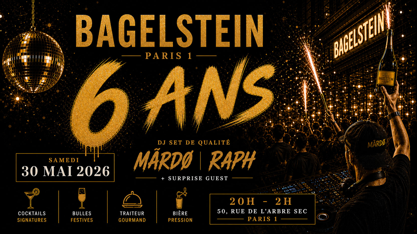 Bagelstein Bday Party Cover