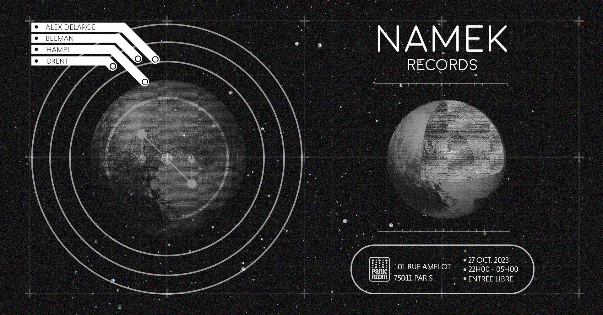 Namek Records All Night Long @ Panic Room Cover