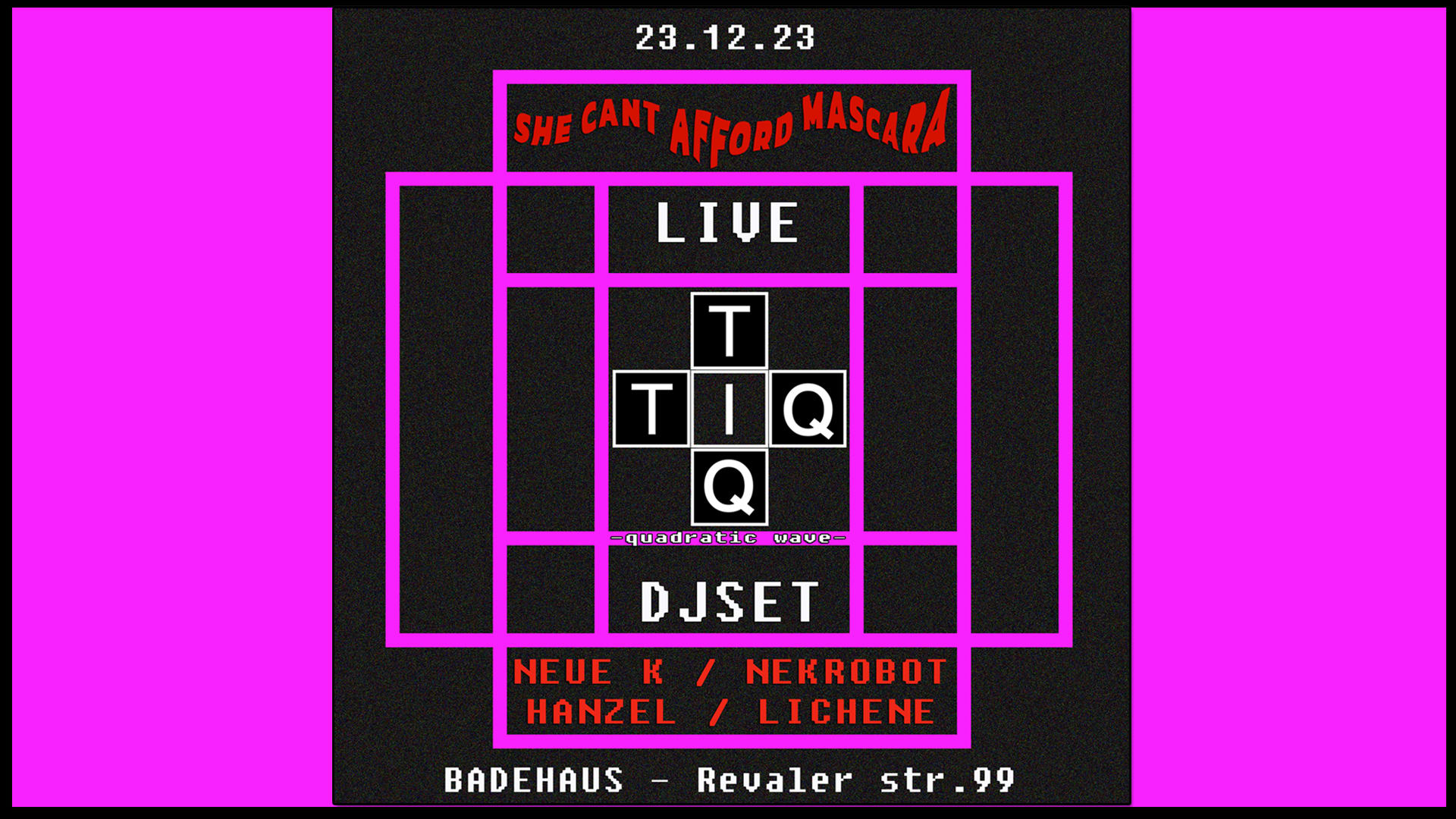 Tiq - Live: She Cant Afford Mascara Cover