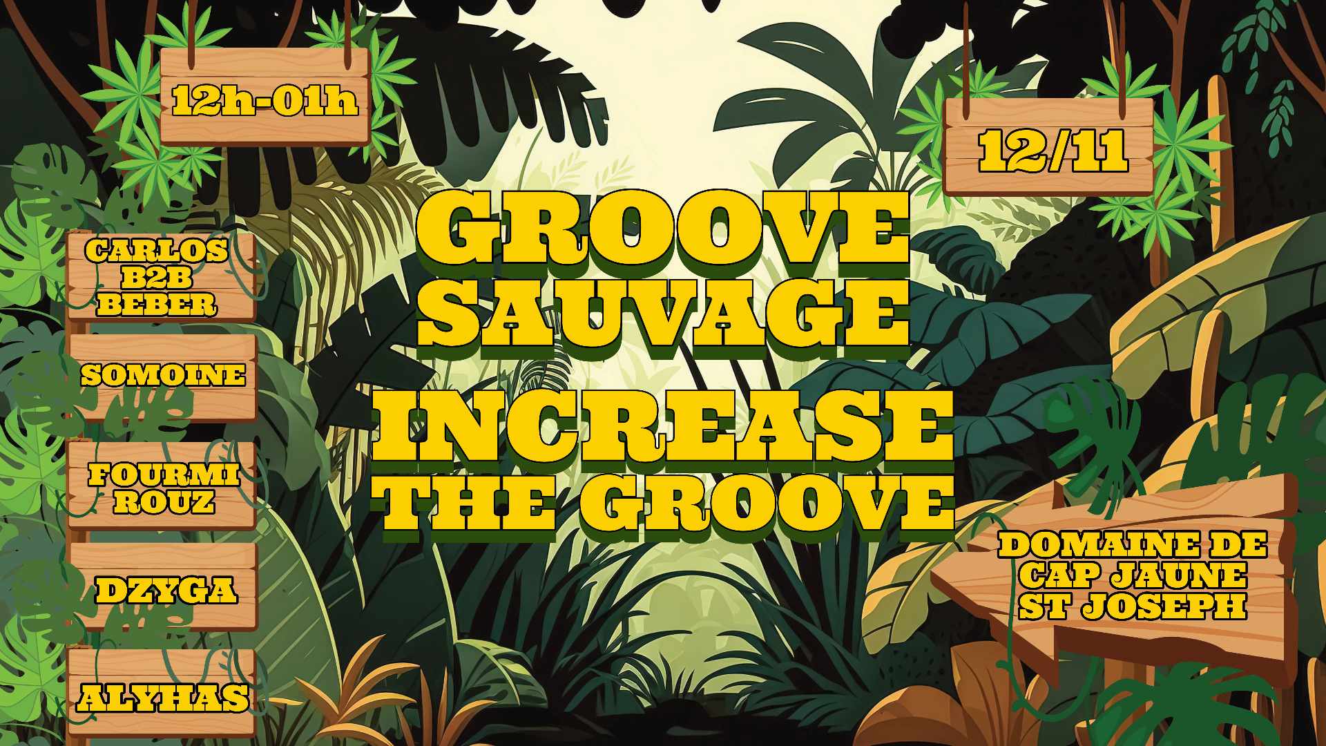 Groove Sauvage X Increase The Groove Cover