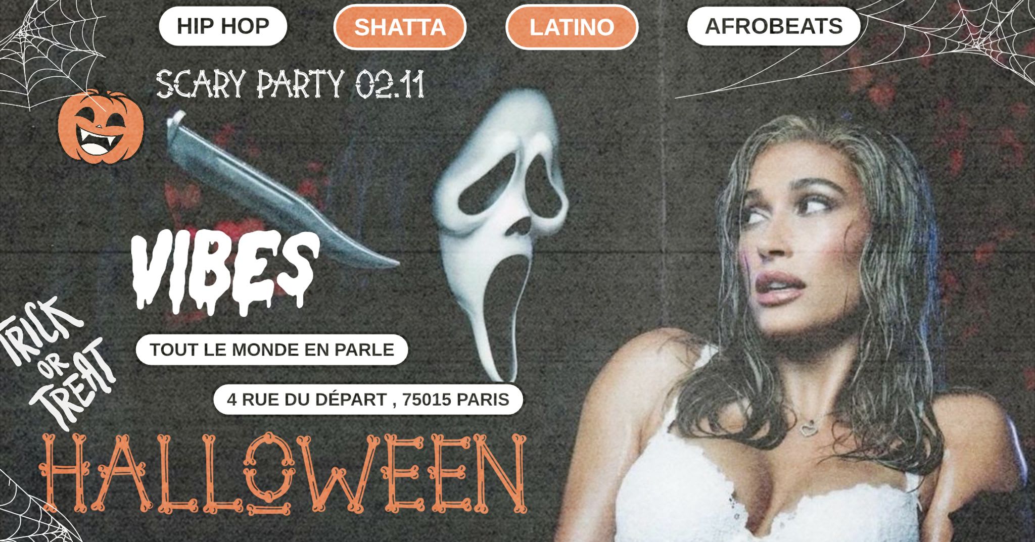 Vibes Édition Halloween: Hip Hop /Afrobeat /Shatta /Latino Cover