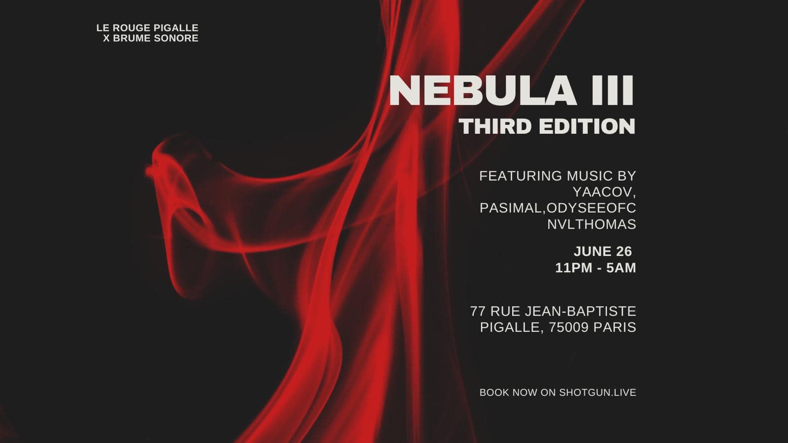 Nebula III - Rouge Pigalle Cover