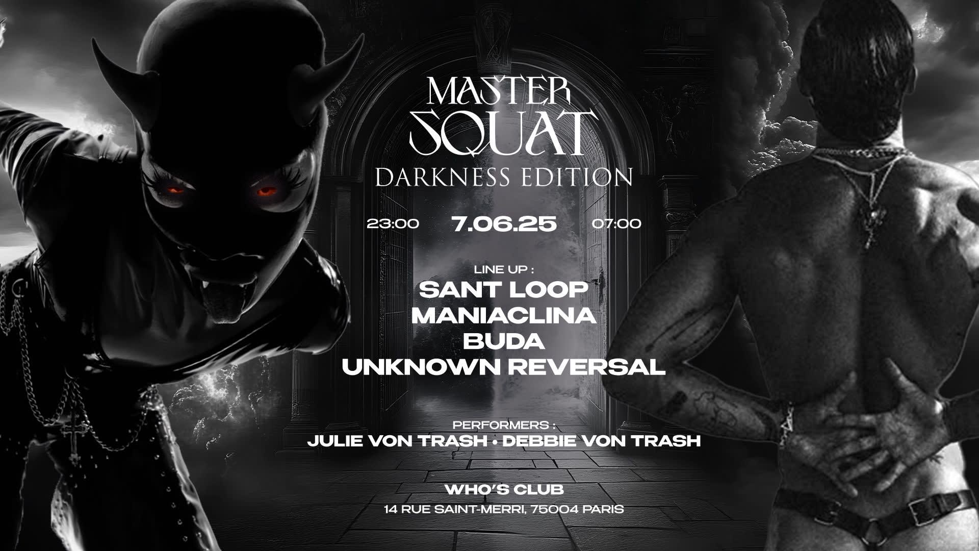 Master Squat : Darkness Édition Cover