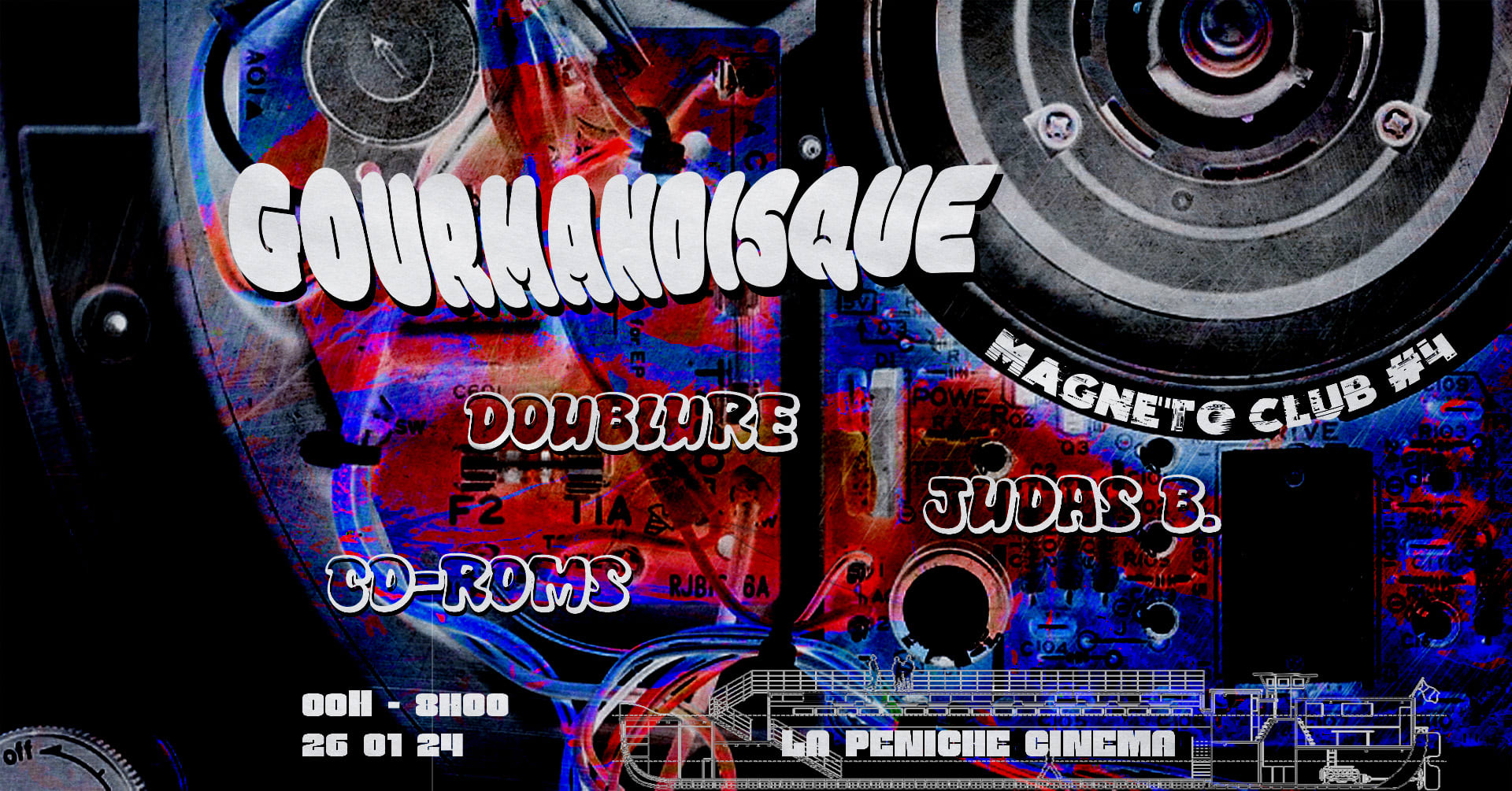 Magneto Club #4 - Gourmandisque All Night Long Cover