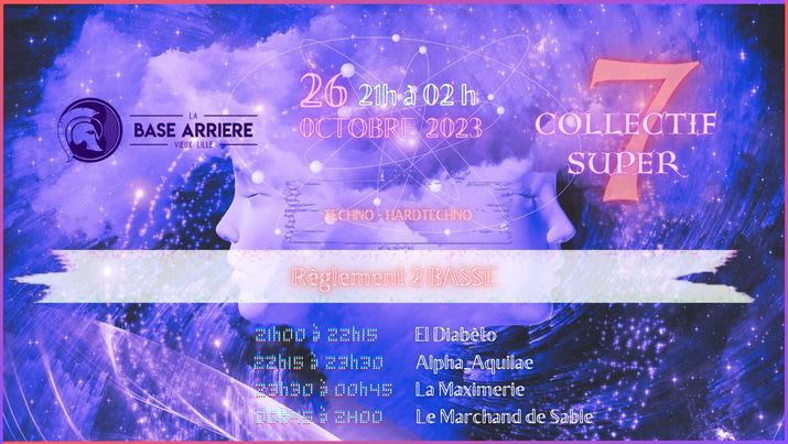 Collectif Super 7 @ La Base Arriere Cover