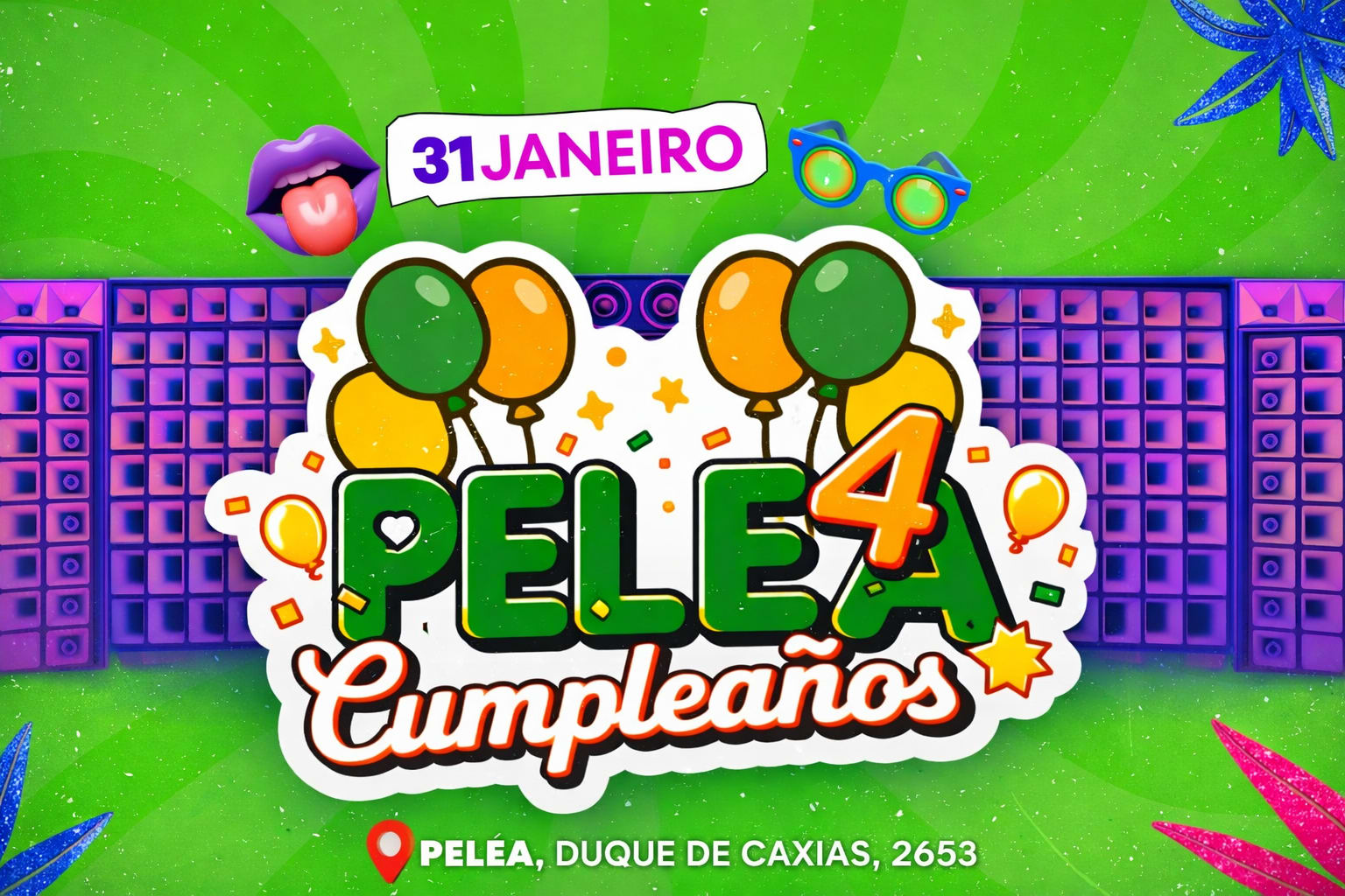 Pelea Cumpleaños - 4 Años Cover
