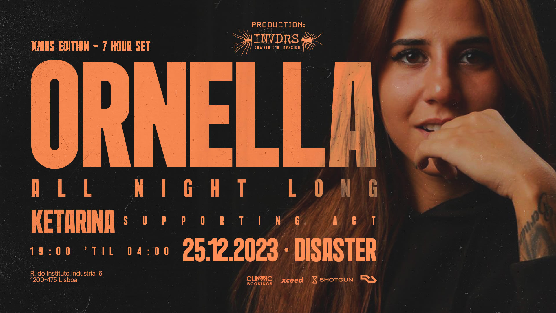 Ornella All Night Long / X Mas Edition @ Disaster Cover