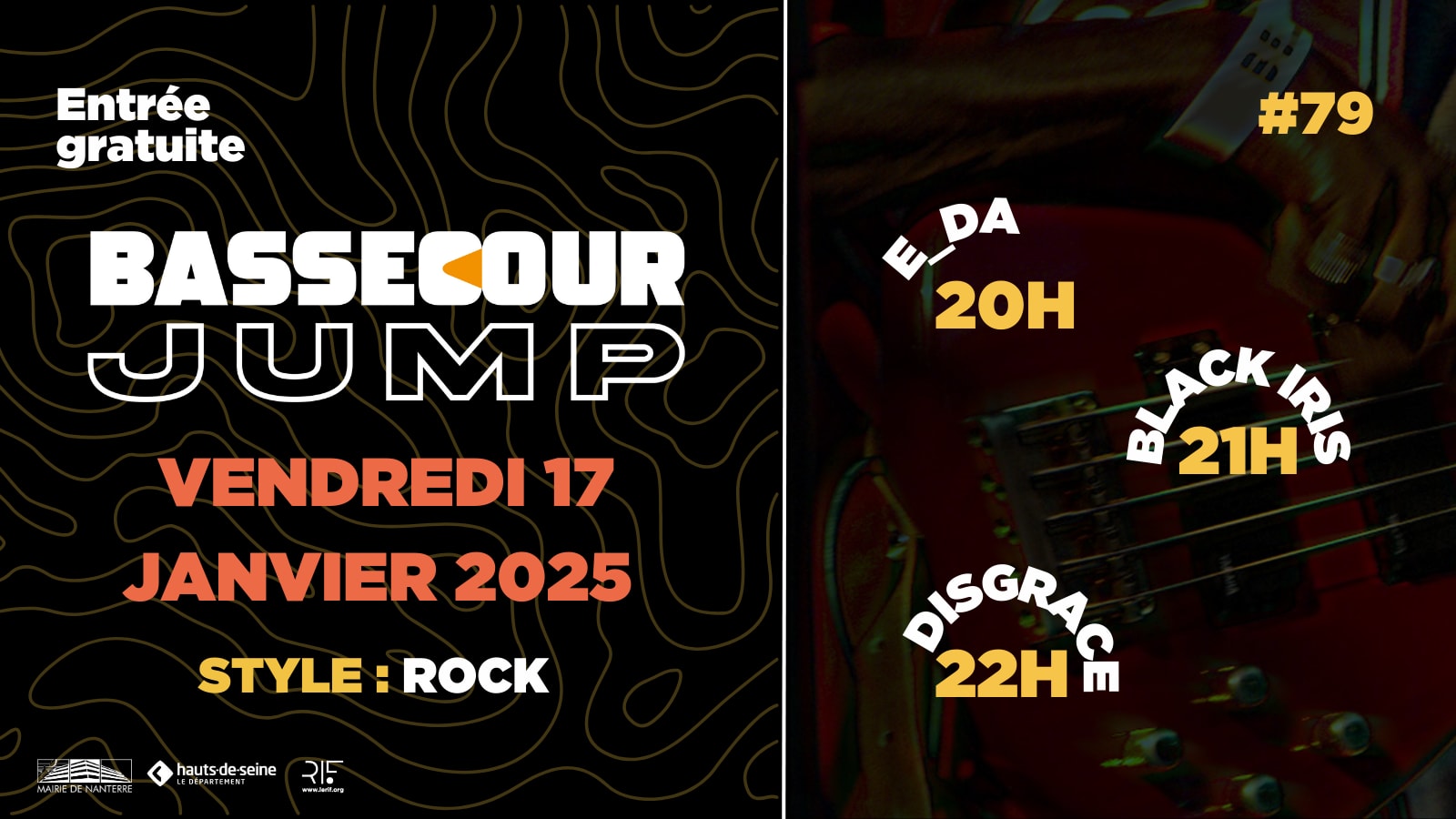 Bassecour Jump #79 W/ E-Da, Black Iris & Disgraces Cover