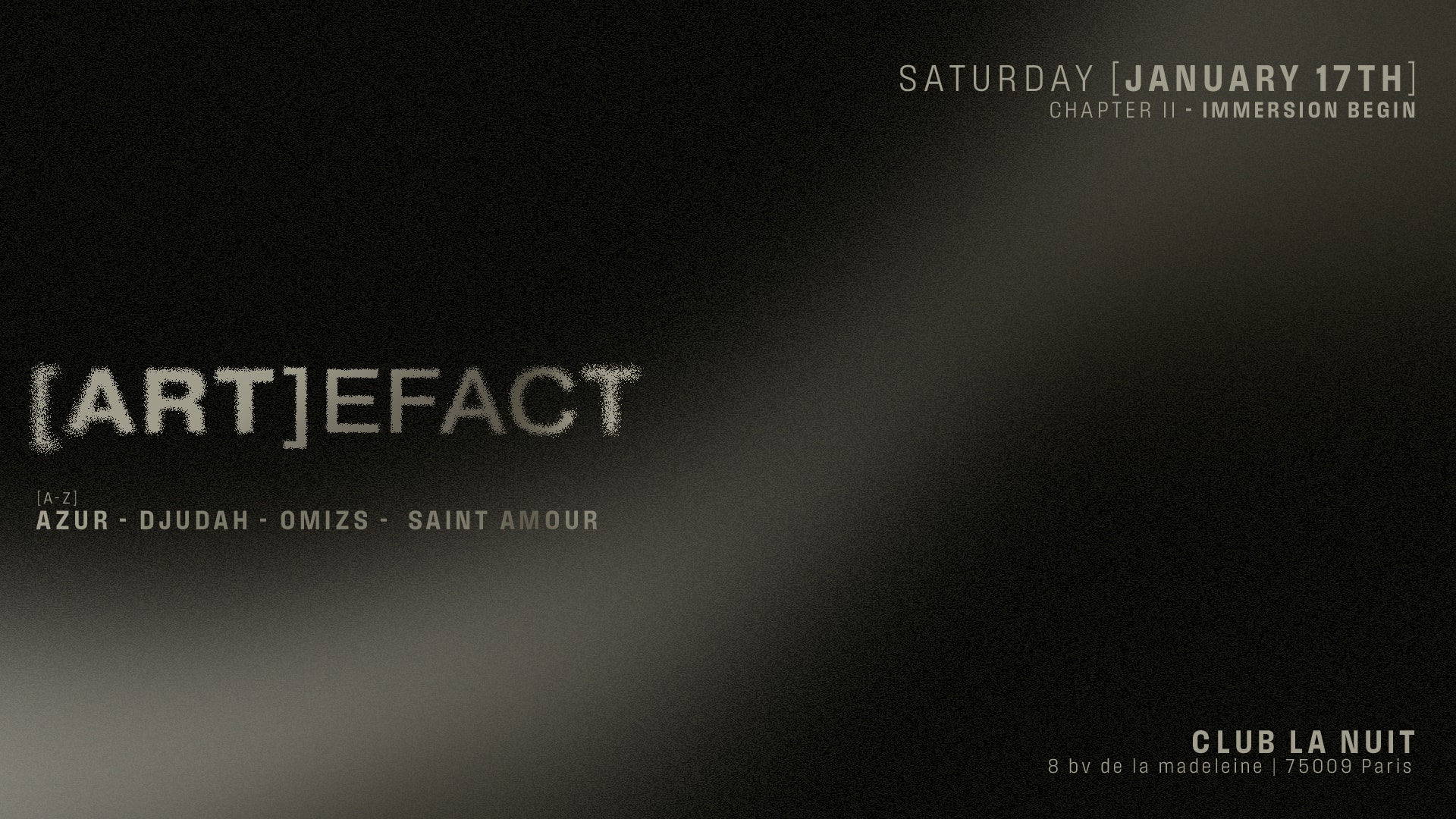 Artefact: Azur, Djudah, Omizs, Saint Amour Cover