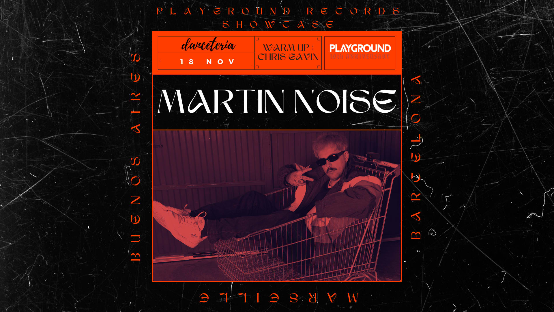 Martin Noise - Playground Records Showcase @ Danceteria Cover