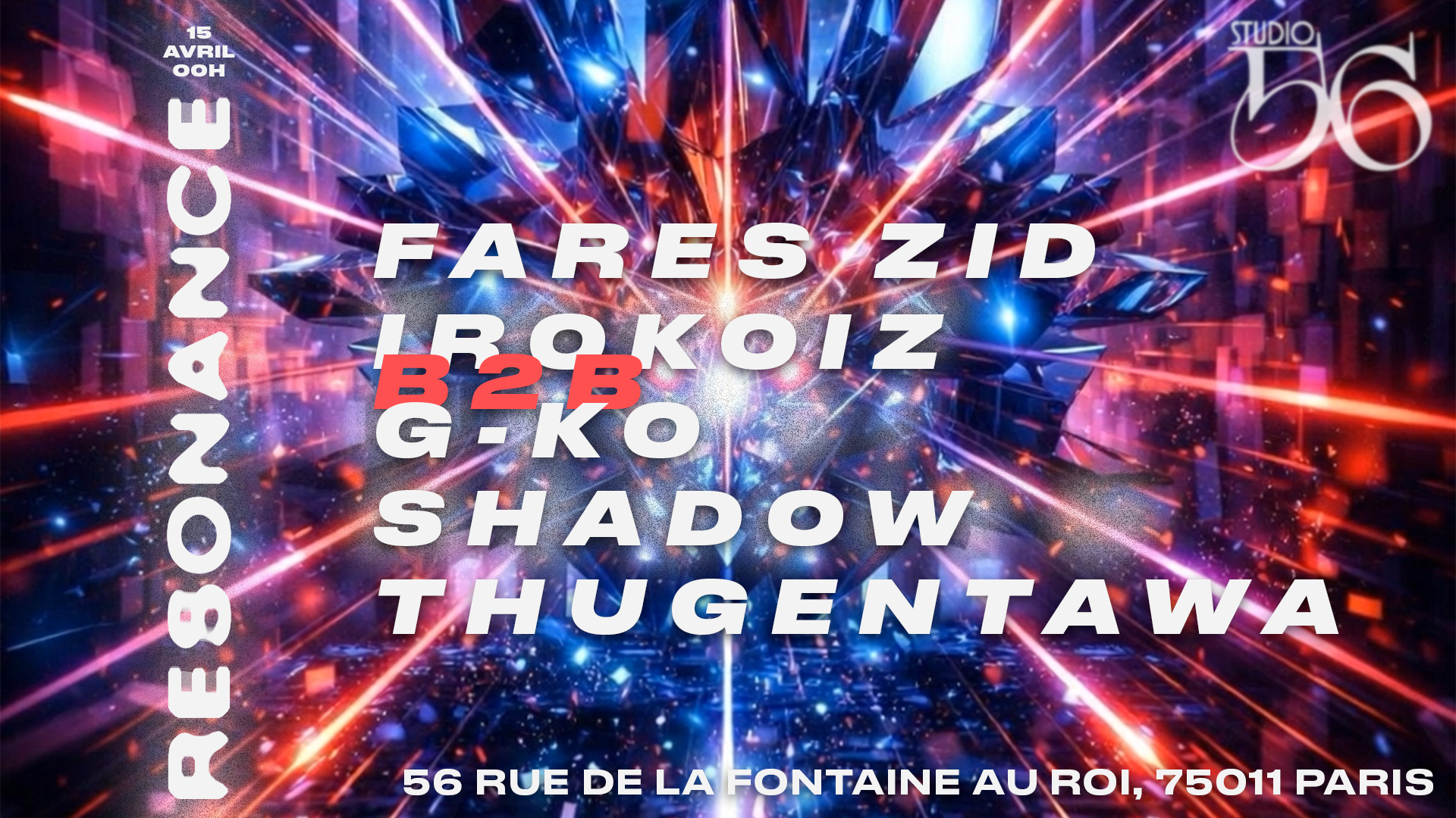 Resonance W/Fares Zid  ,Irokoiz B2b G-Ko ,Shadow Thugentawa Cover